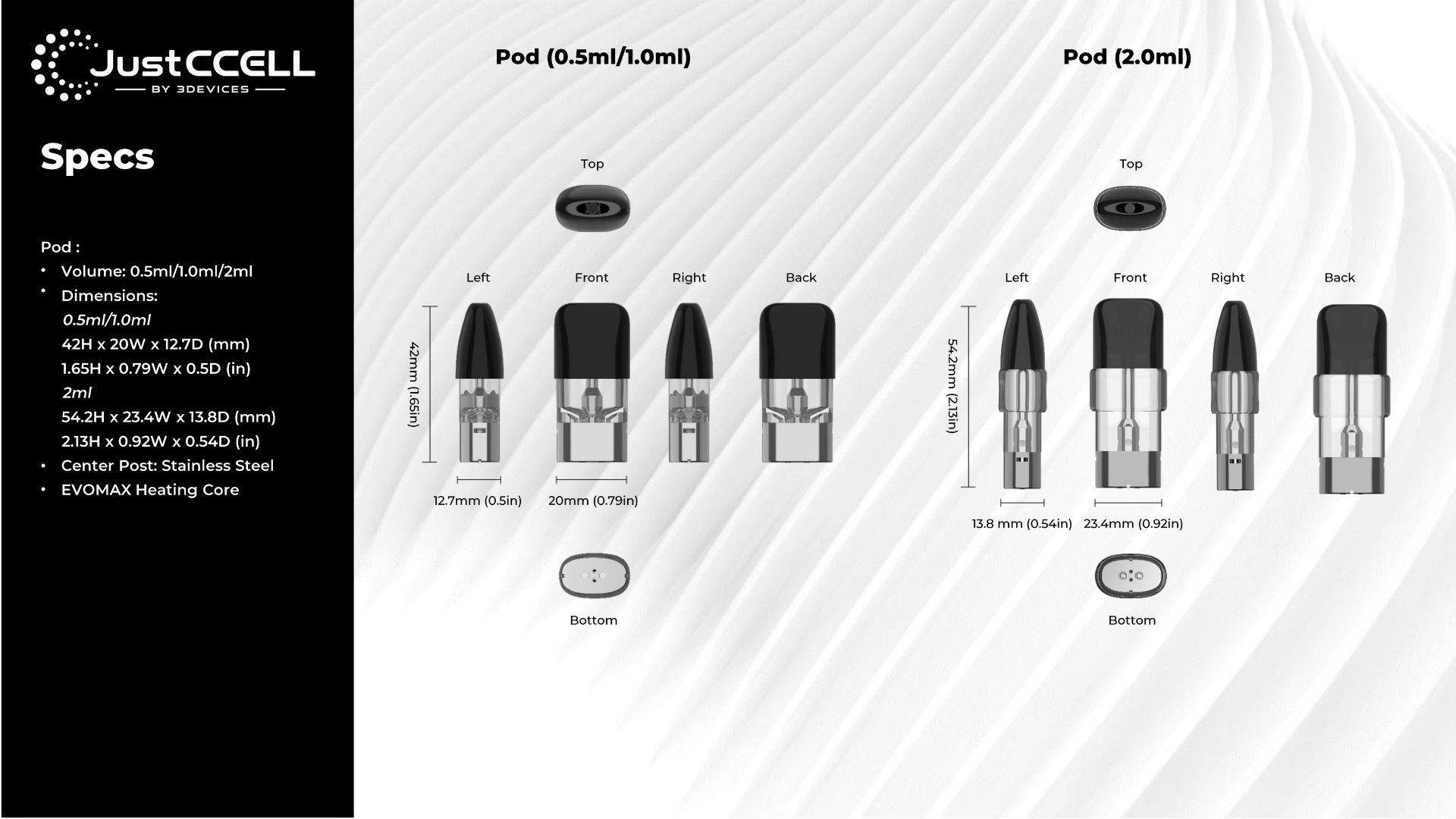 Eazie Pod and Battery EVOMAX