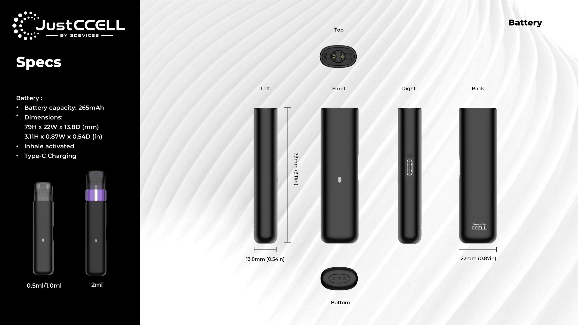Eazie Pod and Battery EVOMAX