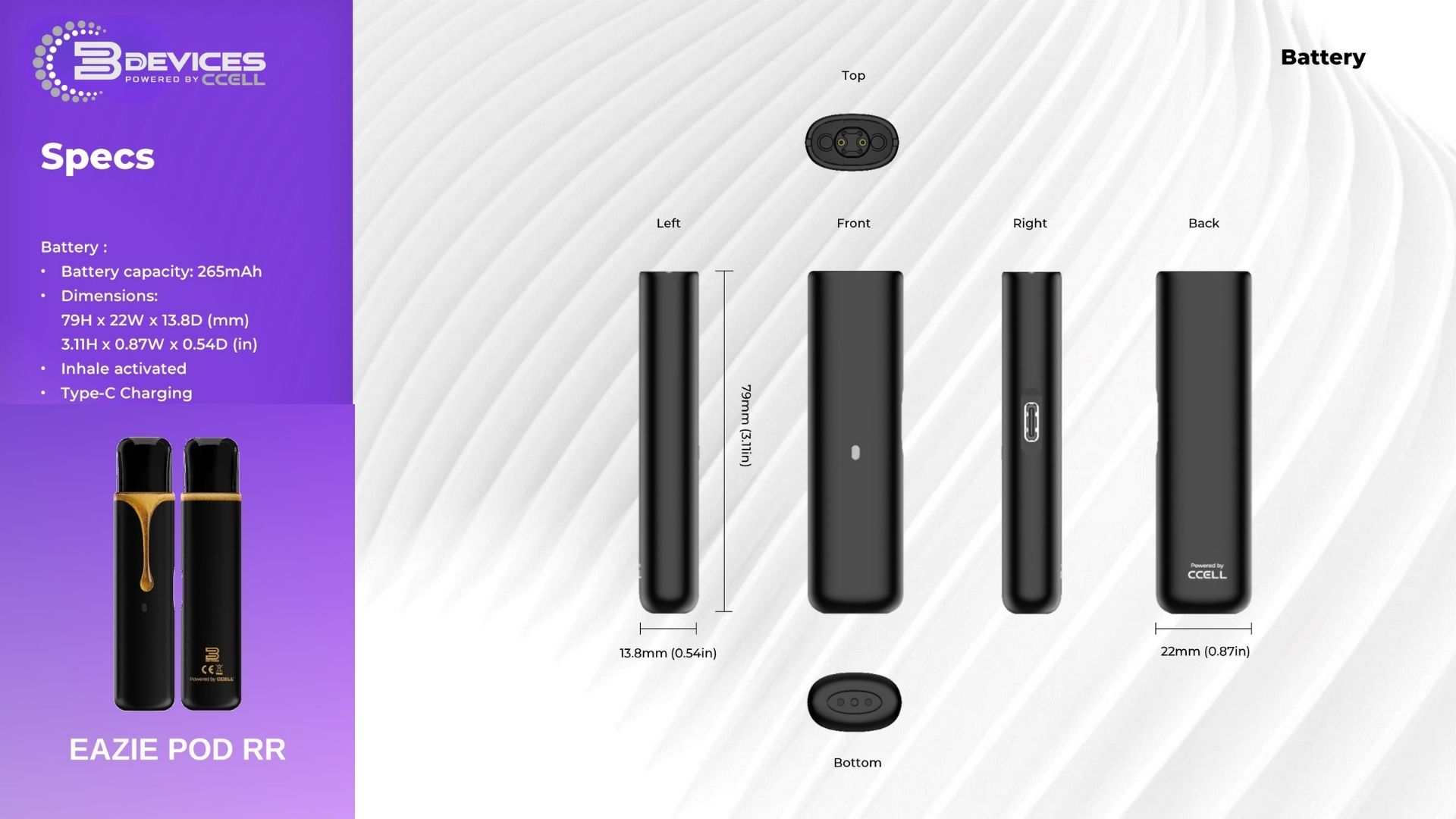 Eazie Pod RR Evomax