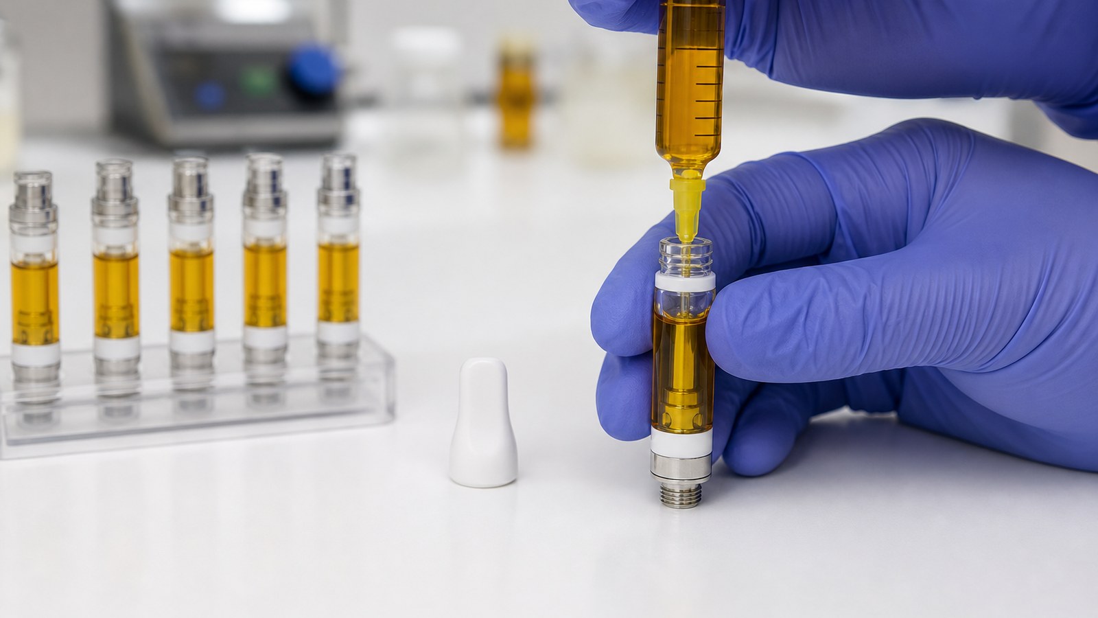 How to fill ceramic cartridges without leaks